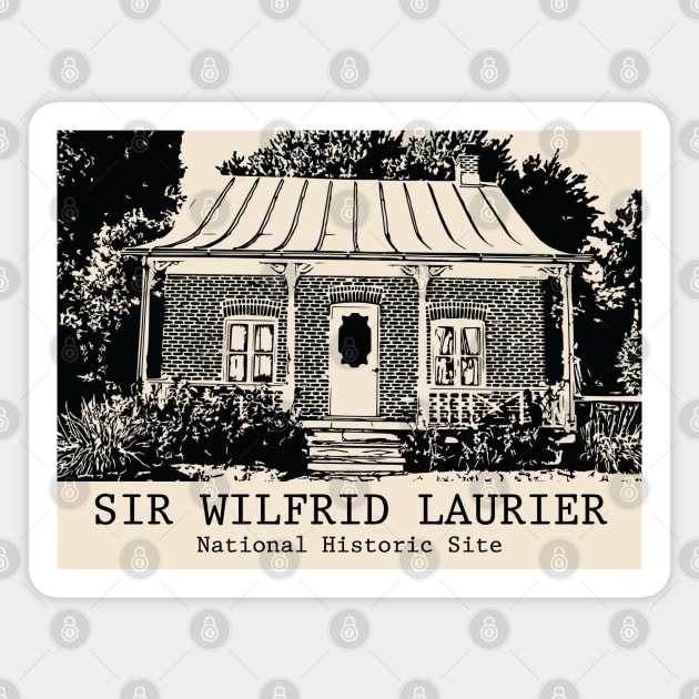 Sir Wilfrid Laurier National Historic Site - Saint-Lin-Laurentides QC Magnet by Lakeric
